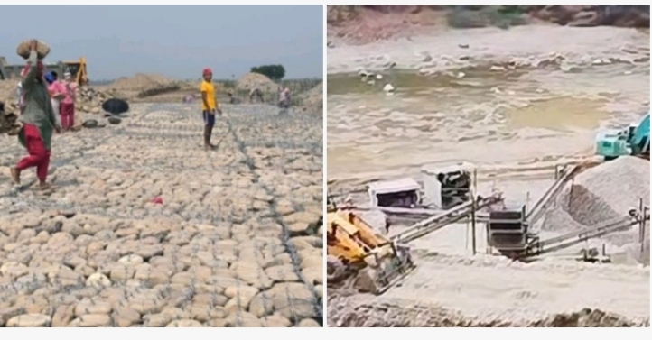 ठेकेदारकाे लापरवाहीले कचनापुरमा राप्ती तटबन्ध निर्माण अलपत्र : सिडिओ उदासीन