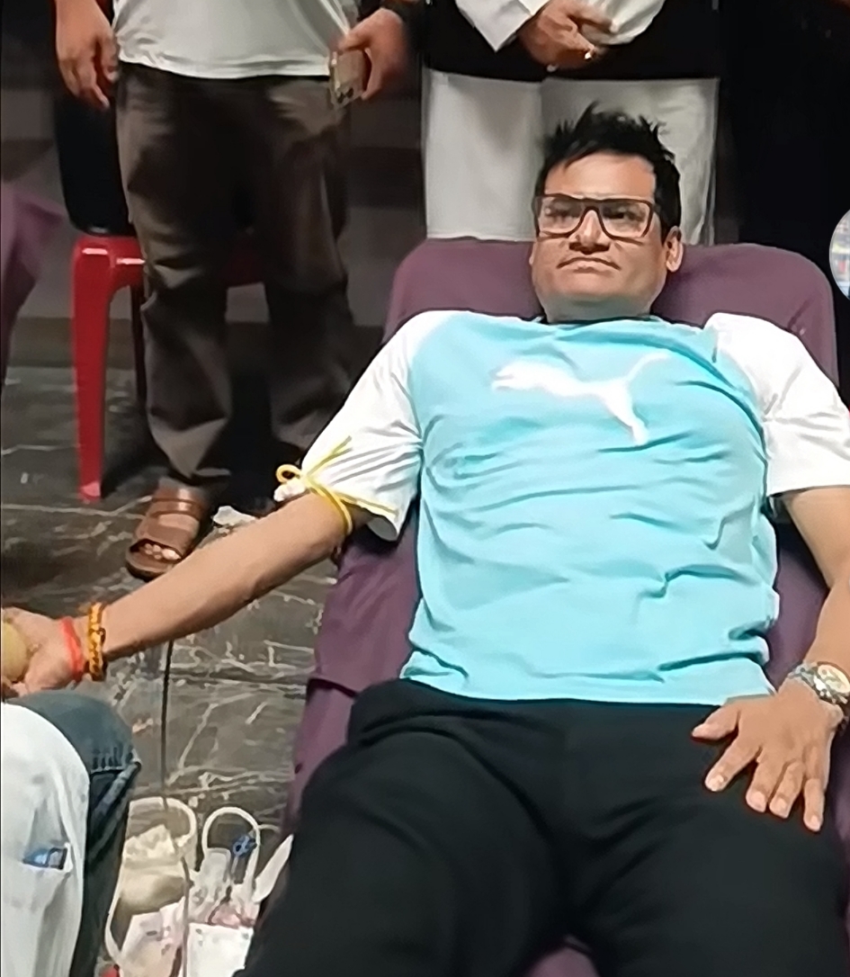 देवकोटाले गरे ३० औ पटक रक्तदान